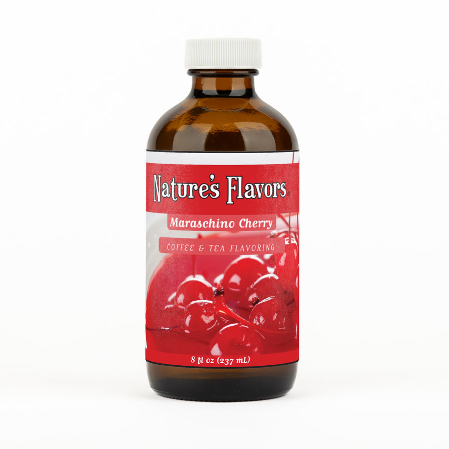 Organic Maraschino Cherry Coffee and Tea Flavor Without Diacetyl