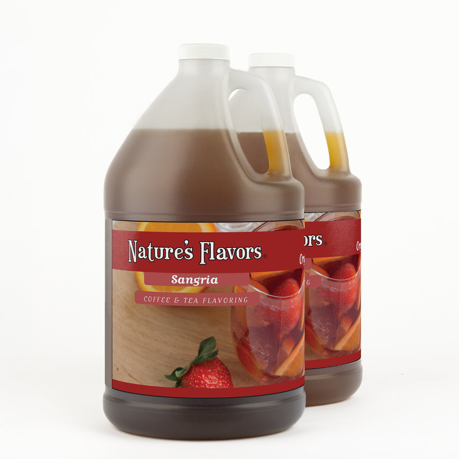 Organic Sangria Coffee and Tea Flavor Without Diacetyl