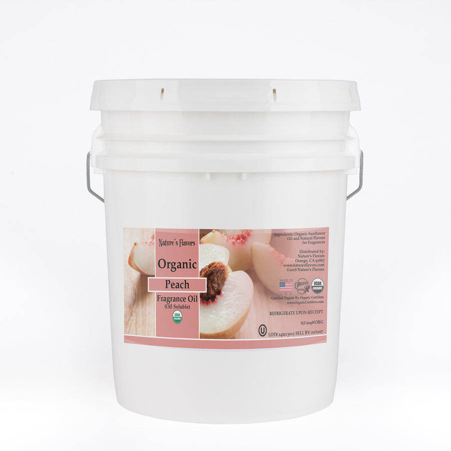 Peach Fragrance Oil (Oil Soluble), Organic