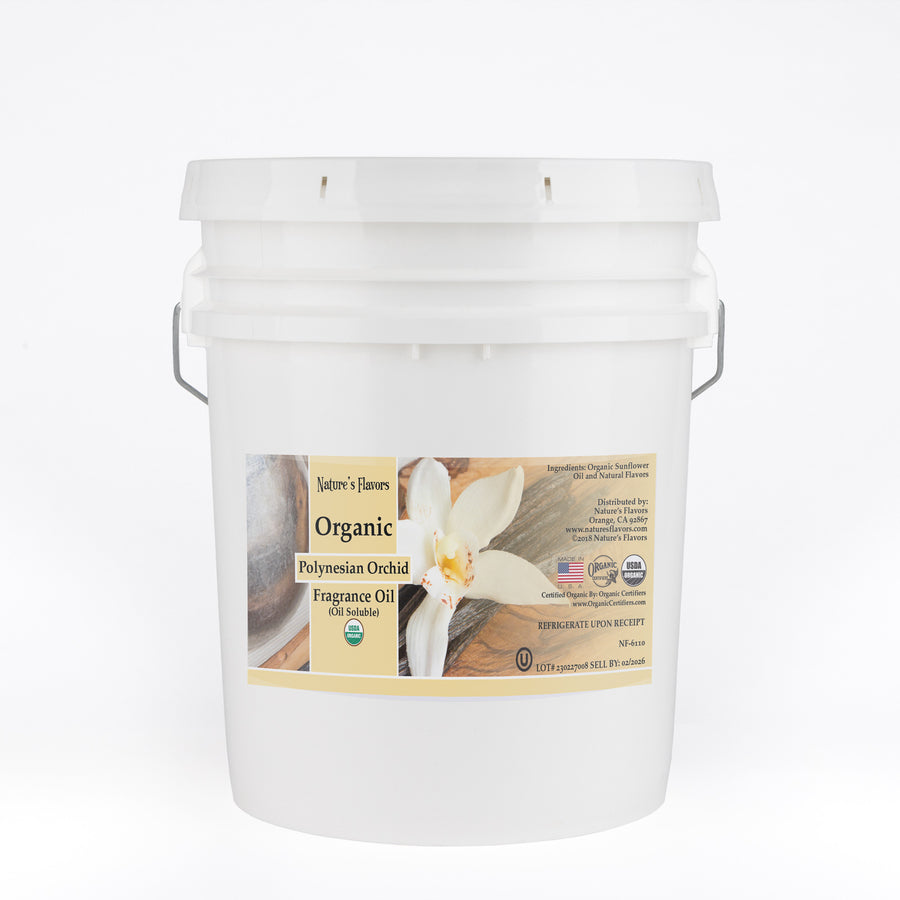 Polynesian Orchid Fragrance Oil (Oil Soluble), Organic
