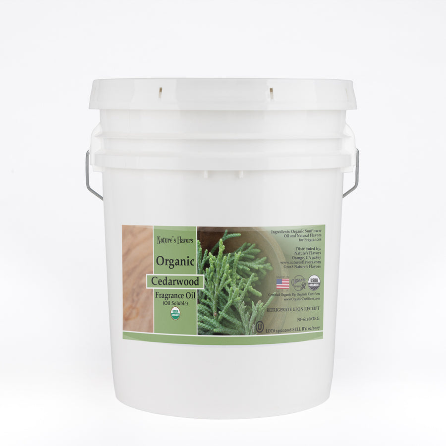 Cedarwood Fragrance Oil (Oil Soluble), Organic