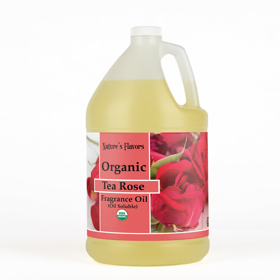 Tea Rose Fragrance Oil (Oil Soluble), Organic