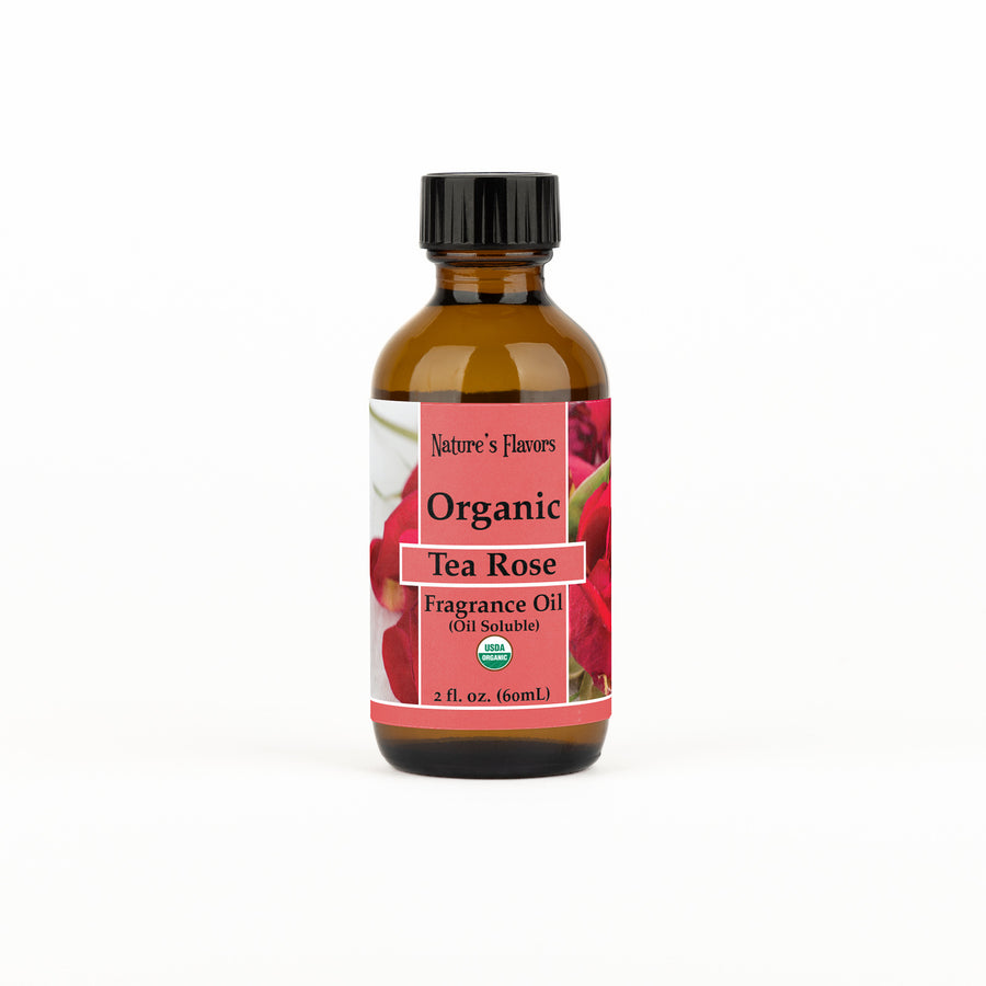 Tea Rose Fragrance Oil (Oil Soluble), Organic
