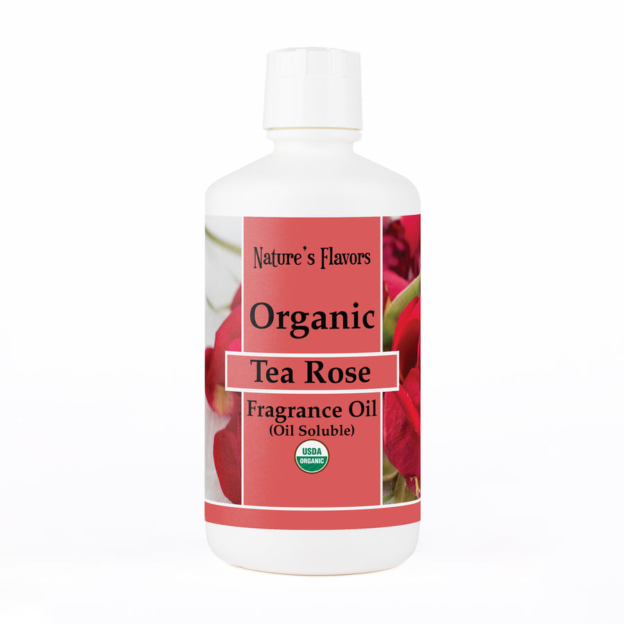 Tea Rose Fragrance Oil (Oil Soluble), Organic