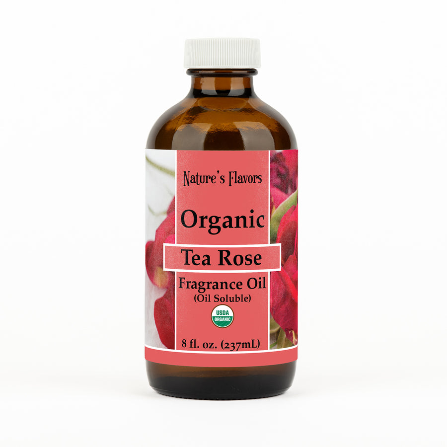 Tea Rose Fragrance Oil (Oil Soluble), Organic