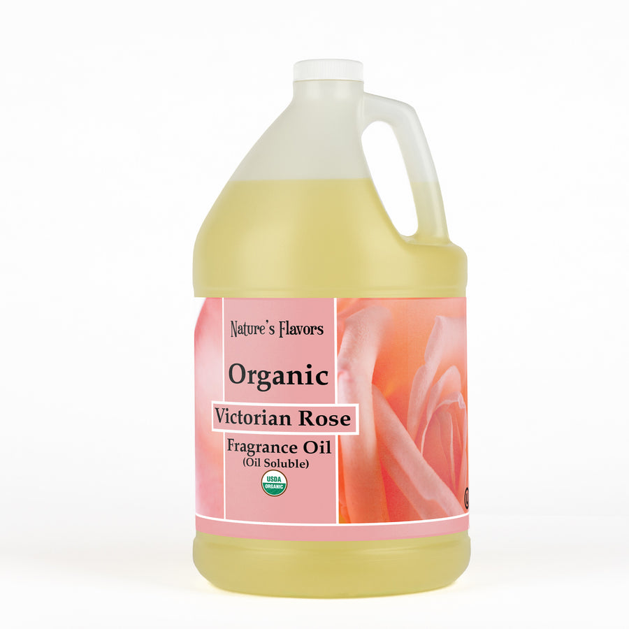 Victorian Rose Fragrance Oil (Oil Soluble), Organic