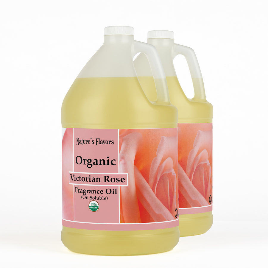 Victorian Rose Fragrance Oil (Oil Soluble), Organic