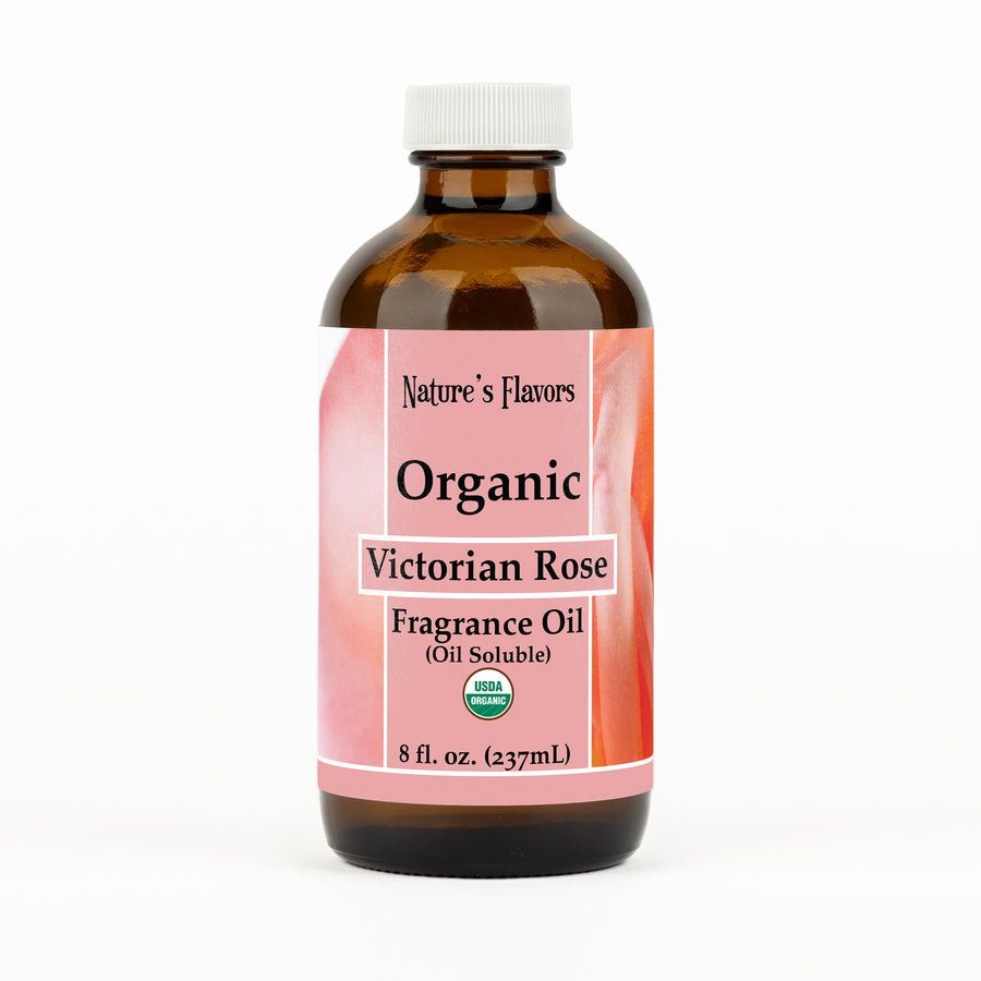 Victorian Rose Fragrance Oil (Oil Soluble), Organic