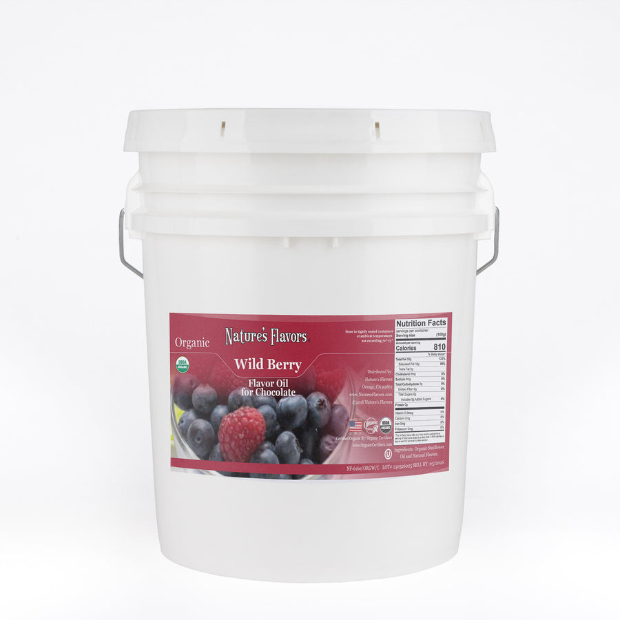 Organic Wild Berry Flavor Oil For Chocolate