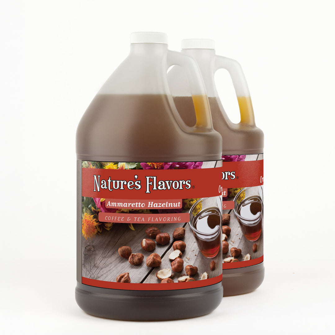 Organic Amaretto Hazelnut Coffee and Tea Flavoring Without Diacetyl