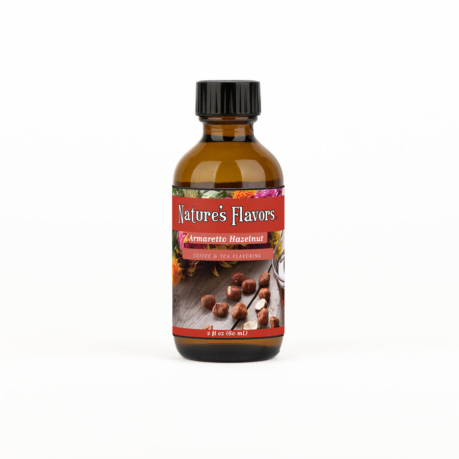 Organic Amaretto Hazelnut Coffee and Tea Flavoring Without Diacetyl