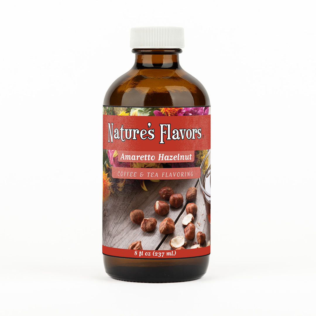 Organic Amaretto Hazelnut Coffee and Tea Flavoring Without Diacetyl