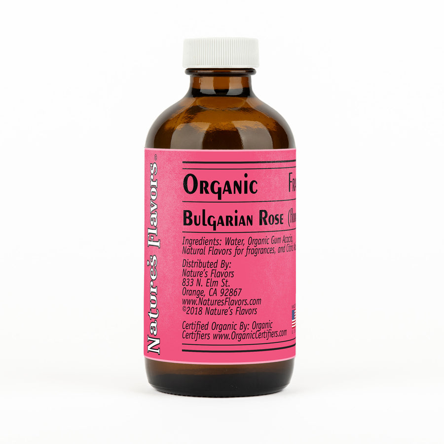 Organic Bulgarian Rose Fragrance Emulsion with Floral Notes (Water Soluble)