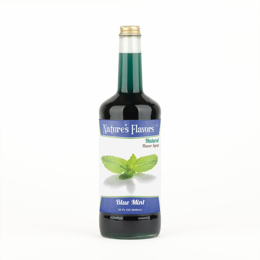 Blue Mint Flavor Syrup, Natural
