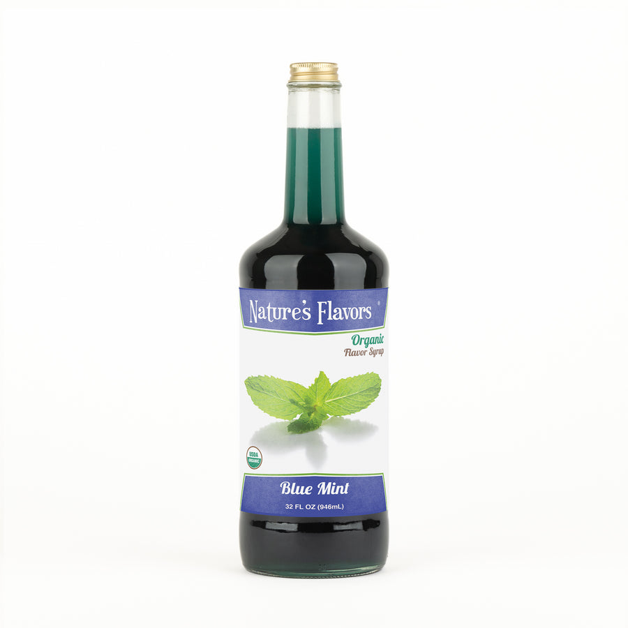 Blue Mint Syrup, Organic
