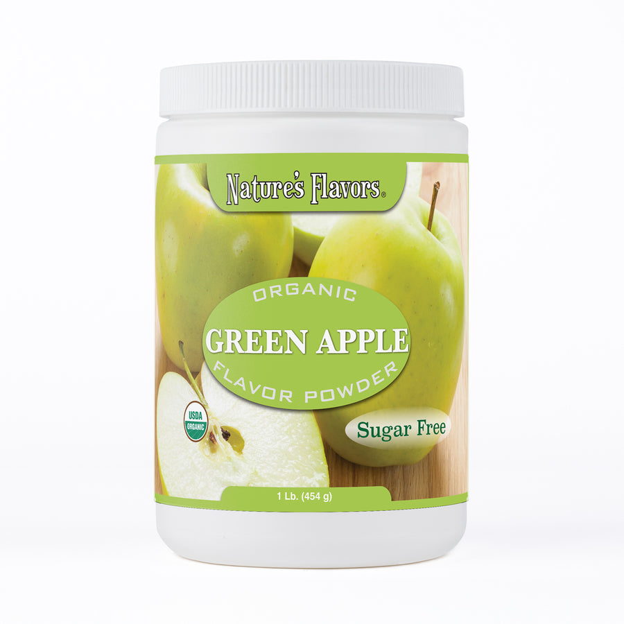 Green Apple Flavor Powder (Sugar-Free), Organic
