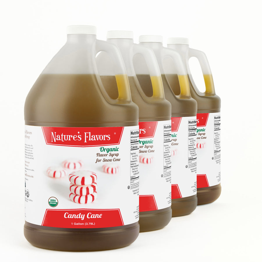 Candy Cane Snow Cone Syrup, Organic