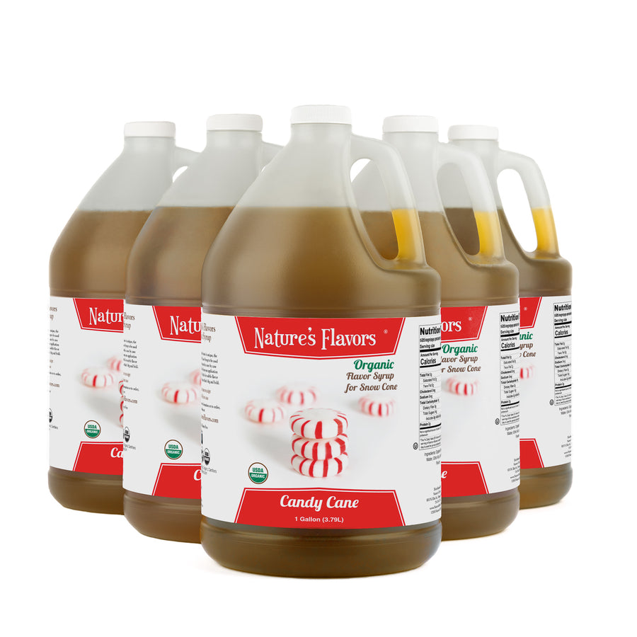 Candy Cane Snow Cone Syrup, Organic