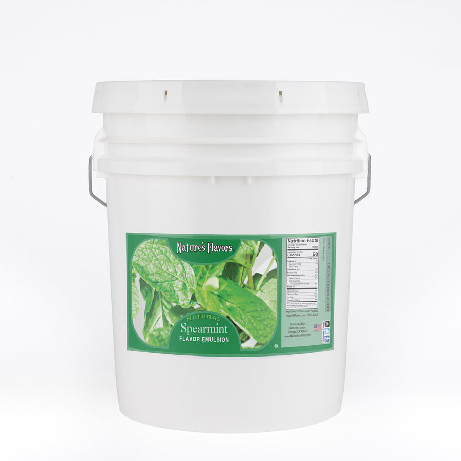 Spearmint Flavor Emulsion for High Heat Applications