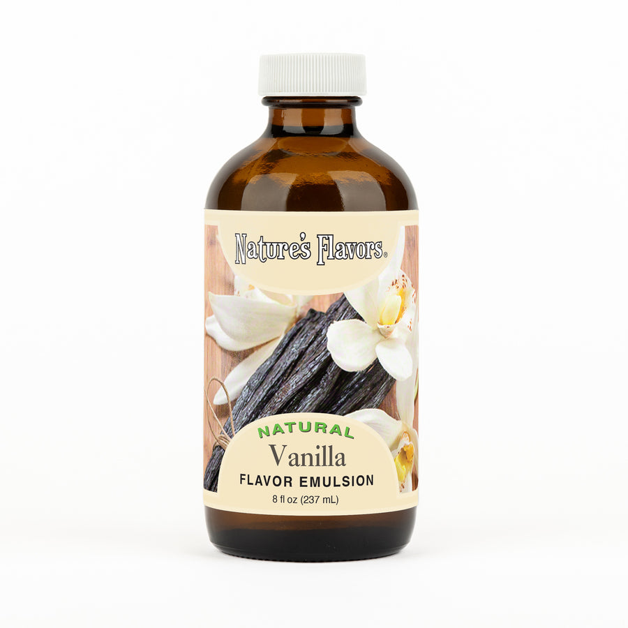 Vanilla Flavor Emulsion for High Heat Applications