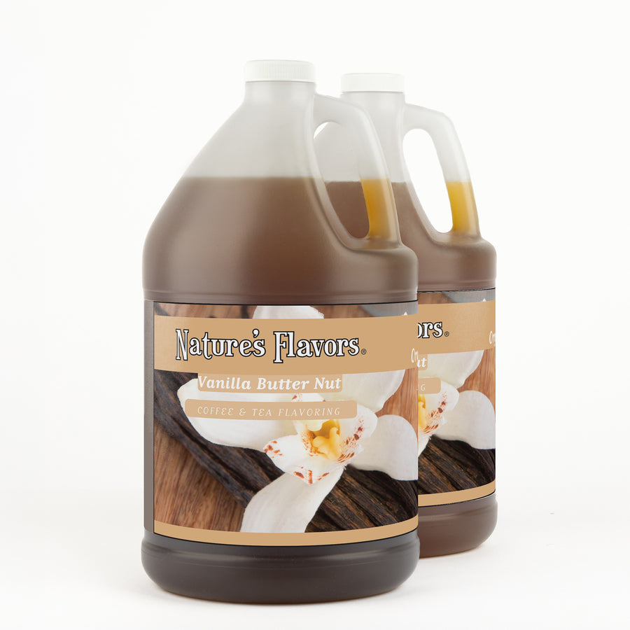 Organic Vanilla Butter Nut Coffee and Tea Flavoring Without Diacetyl
