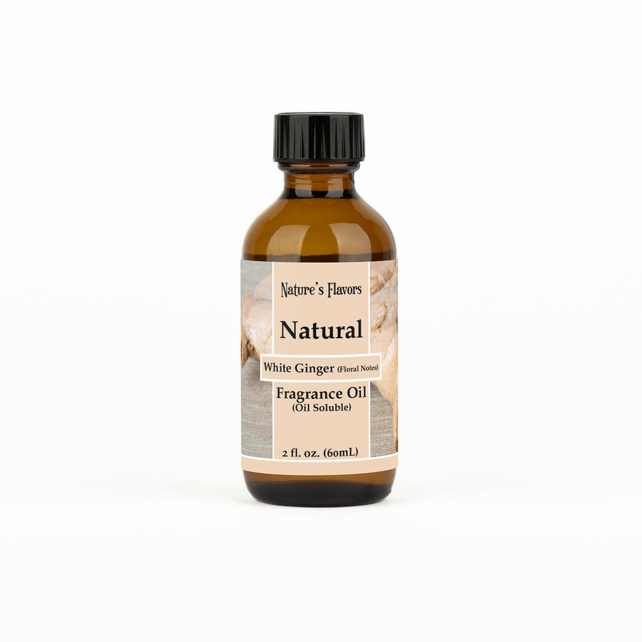 White Ginger Fragrance Oil With Floral Notes (Oil Soluble)