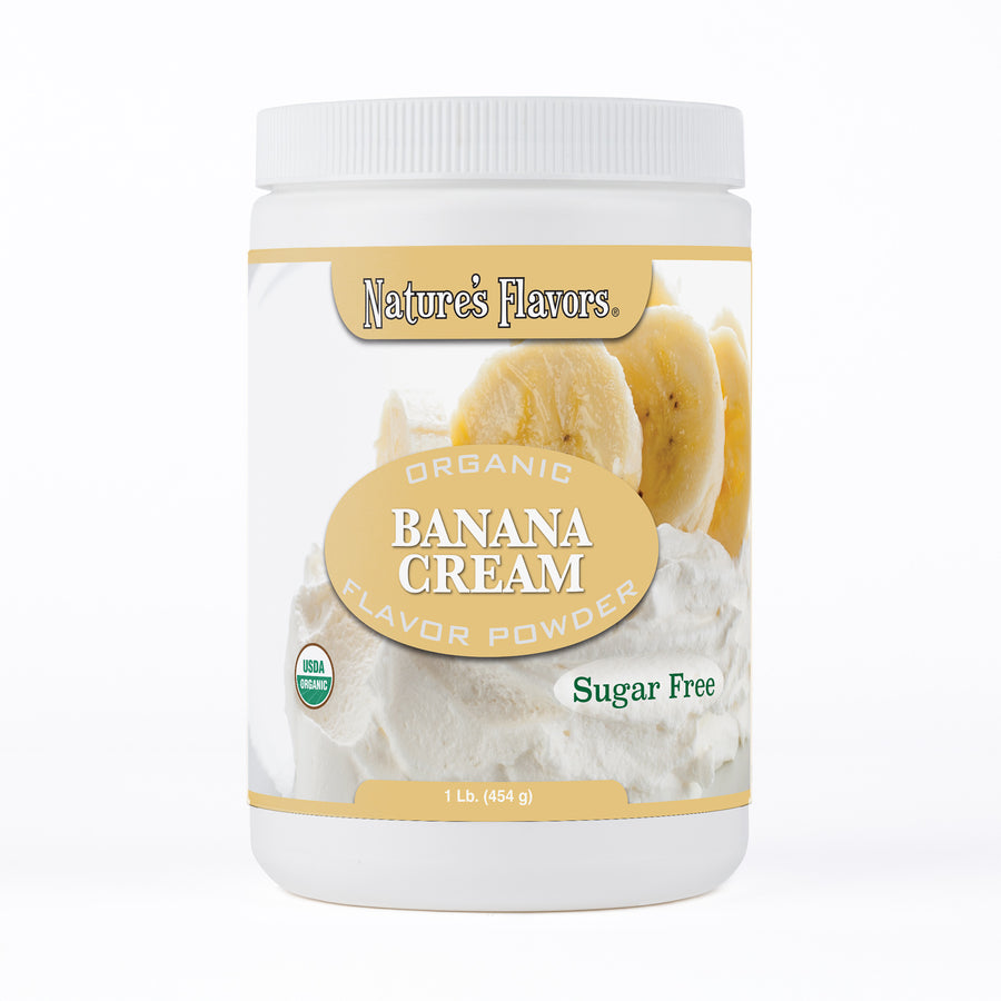 Banana Cream Flavor Powder (Sugar-Free), Organic