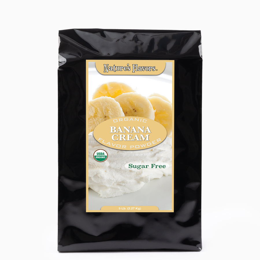 Banana Cream Flavor Powder (Sugar-Free), Organic