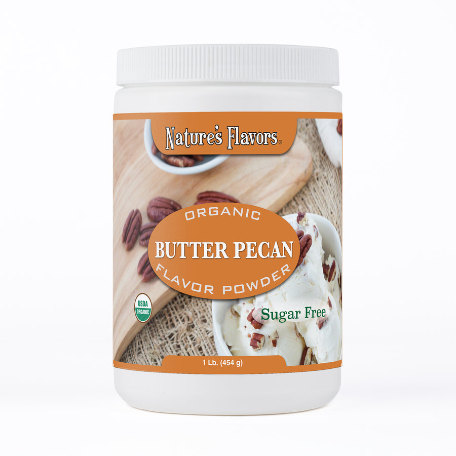 Butter Pecan Flavor Powder (Sugar-Free), Organic