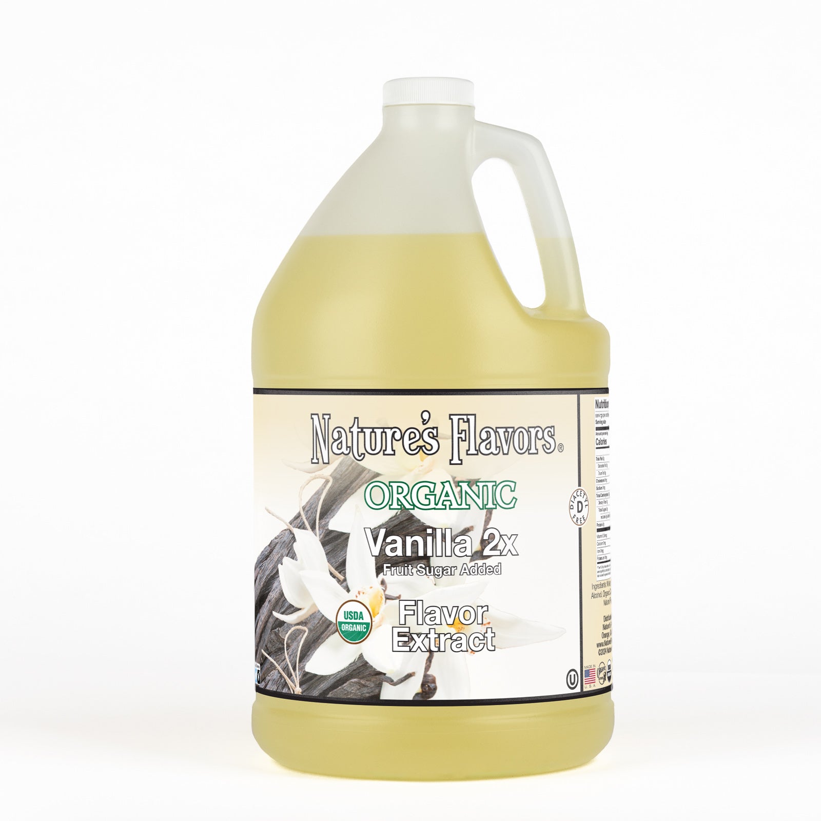 Vanilla　グッズ　即購入不可 Vanilla Flavor Extract (2x Fold), Organic without Diacetyl - Bulk