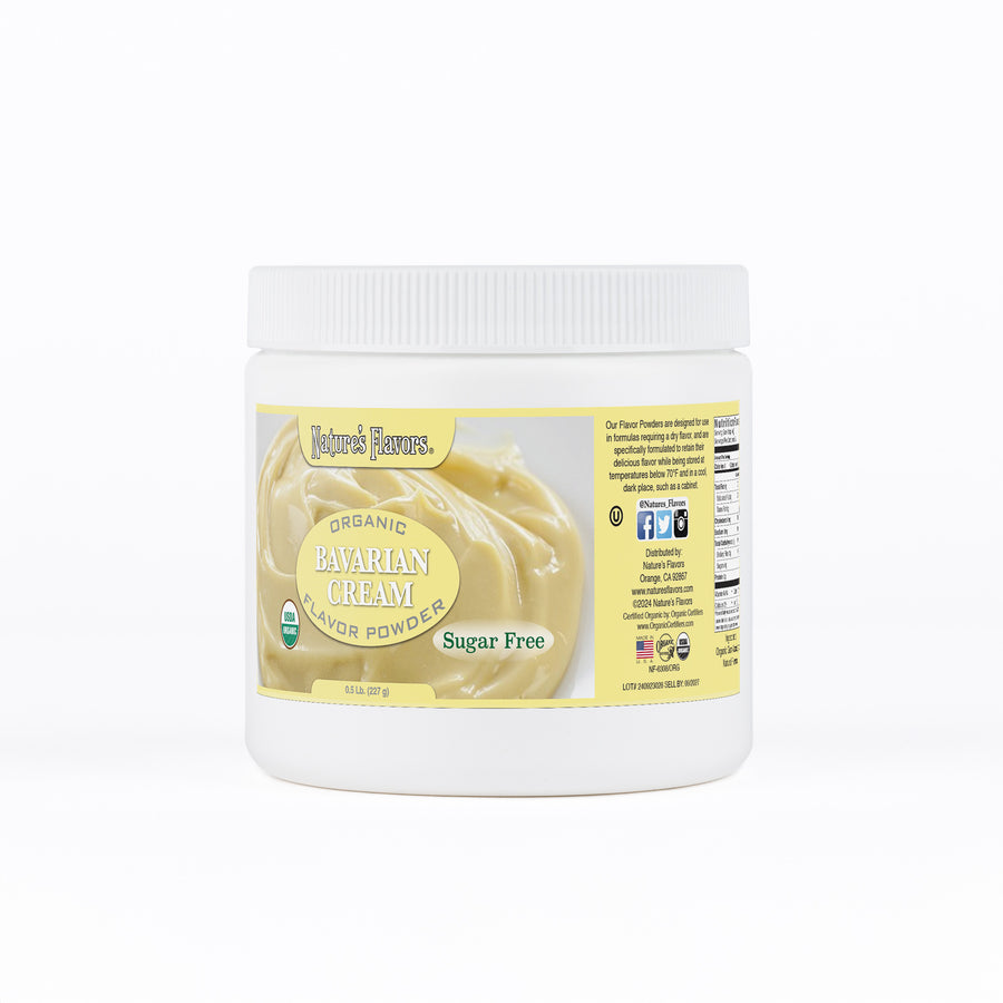 Bavarian Cream Flavor Powder (Sugar-Free), Organic