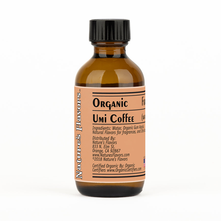 Organic Umi Coffee Fragrance Emulsion with Floral Notes (Water Soluble)