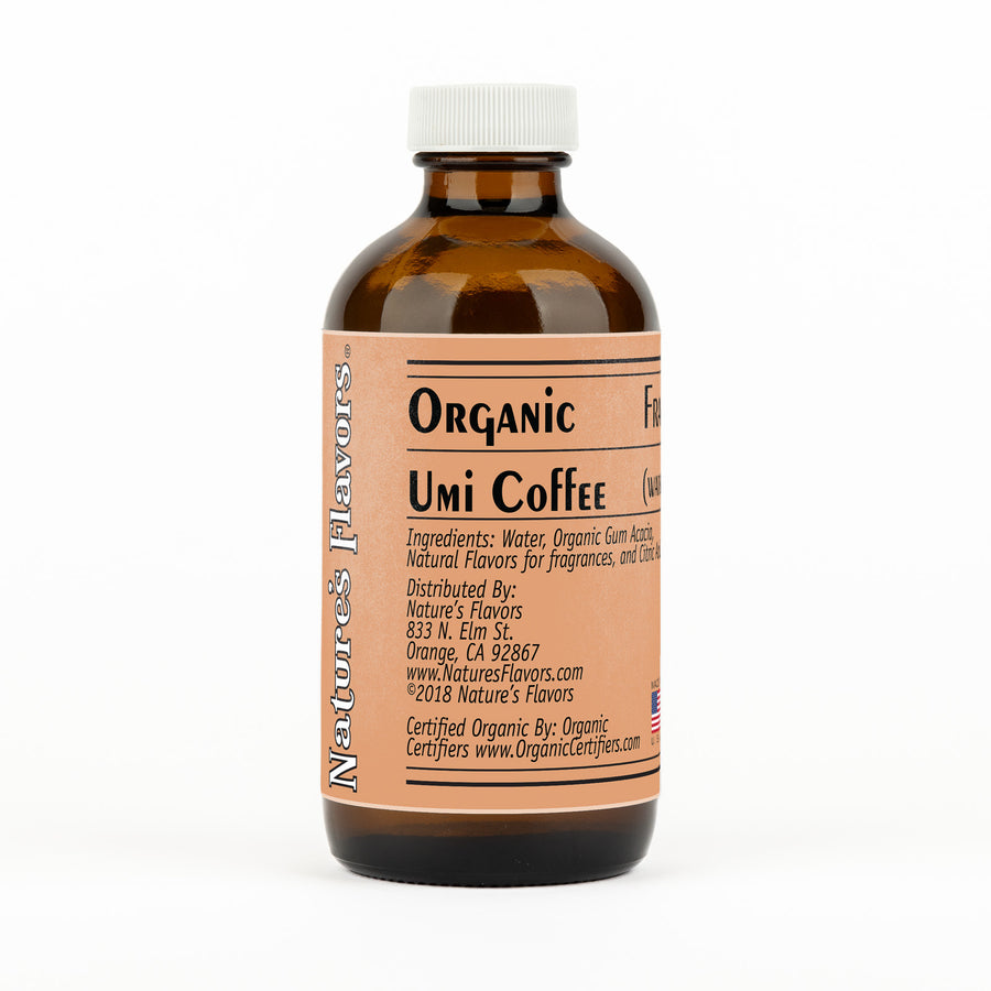 Organic Umi Coffee Fragrance Emulsion with Floral Notes (Water Soluble)