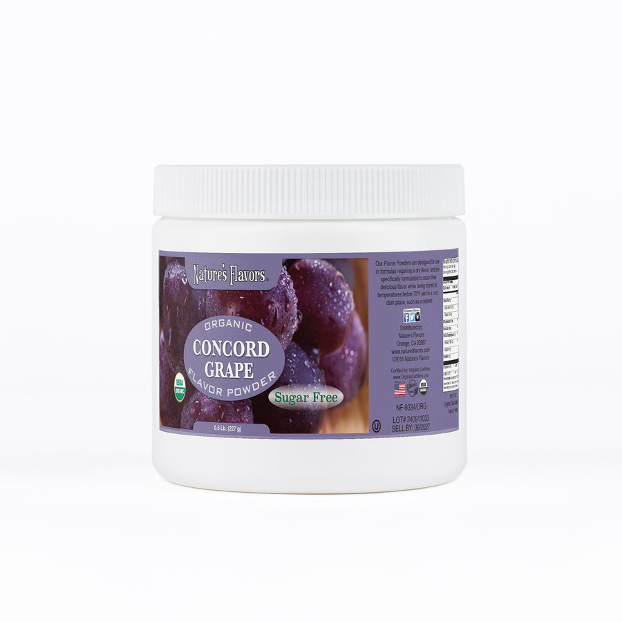 Concord Grape Flavor Powder (Sugar-Free), Organic