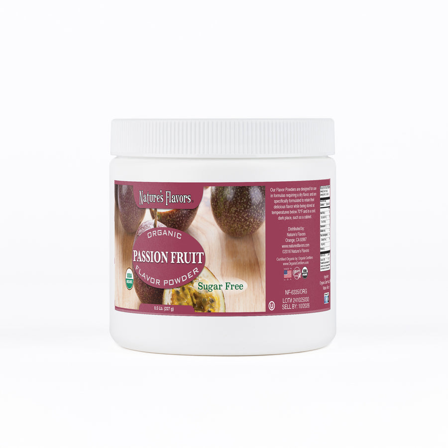 Passion Fruit Flavor Powder (Sugar-Free), Organic