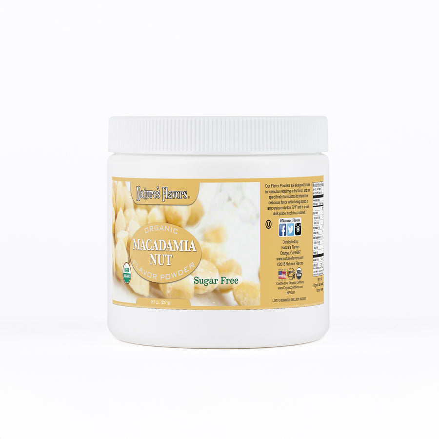 Macadamia Nut Flavor Powder (Sugar-Free), Organic