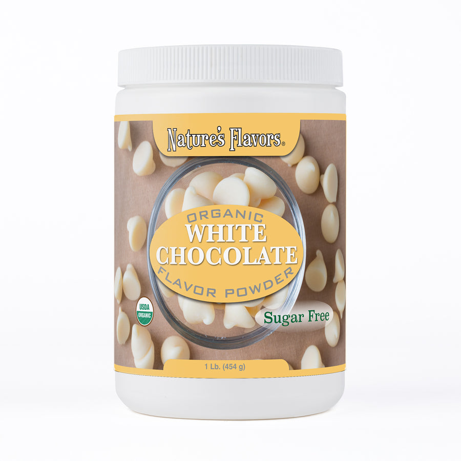 White Chocolate Flavor Powder (Sugar-Free), Organic