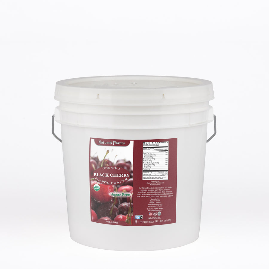 Black Cherry Flavor Powder (Sugar-Free), Organic