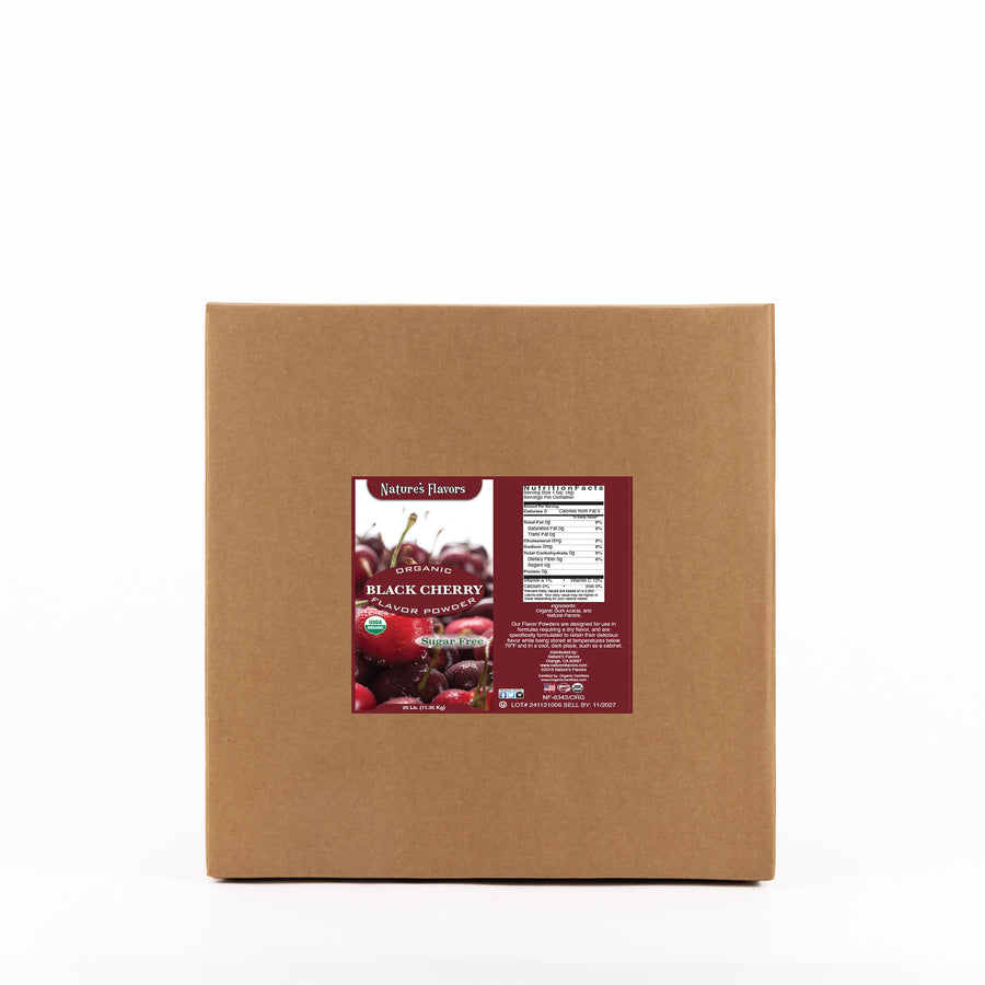 Black Cherry Flavor Powder (Sugar-Free), Organic