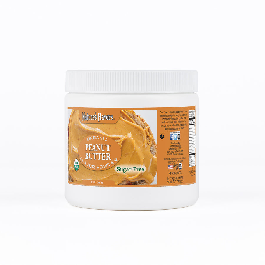 Peanut Butter Flavor Powder (Sugar-Free), Organic