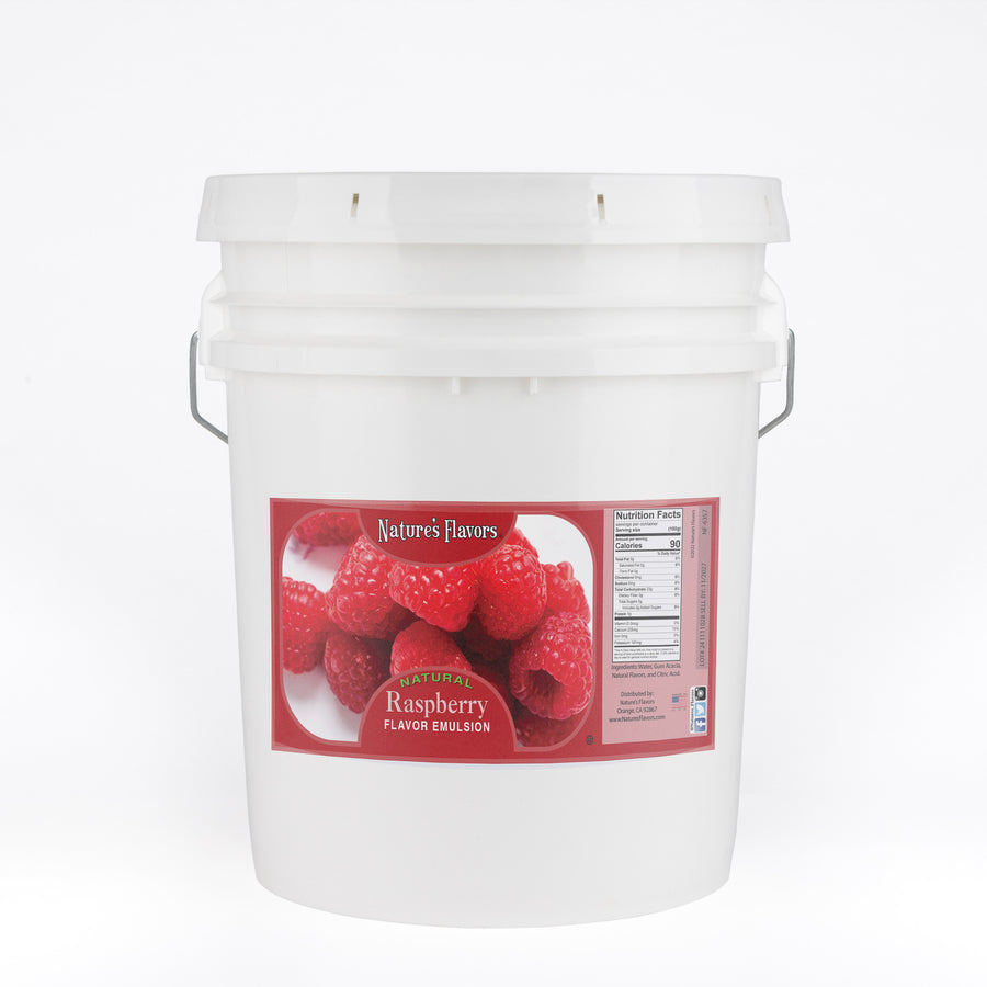 Raspberry Flavor Emulsion for High Heat Applications