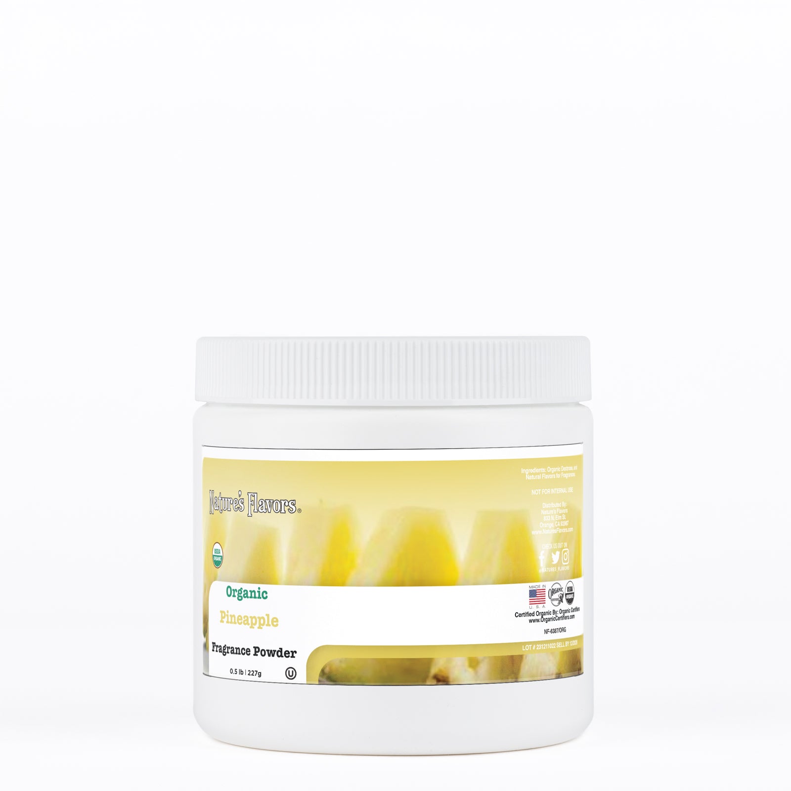 Organic Pineapple Fragrance Powder – Nature's Flavors