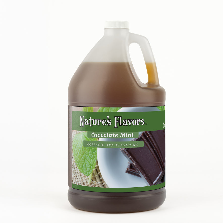 Organic Chocolate Mint Coffee and Tea Flavoring Without Diacetyl