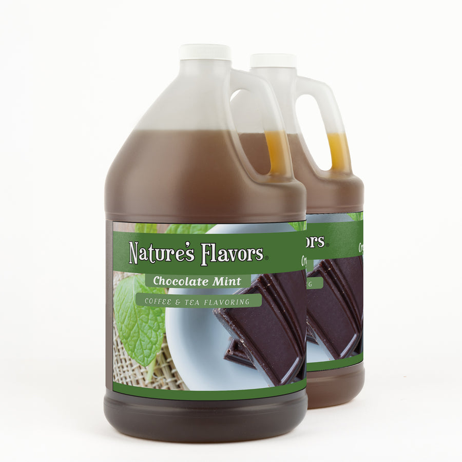 Organic Chocolate Mint Coffee and Tea Flavoring Without Diacetyl