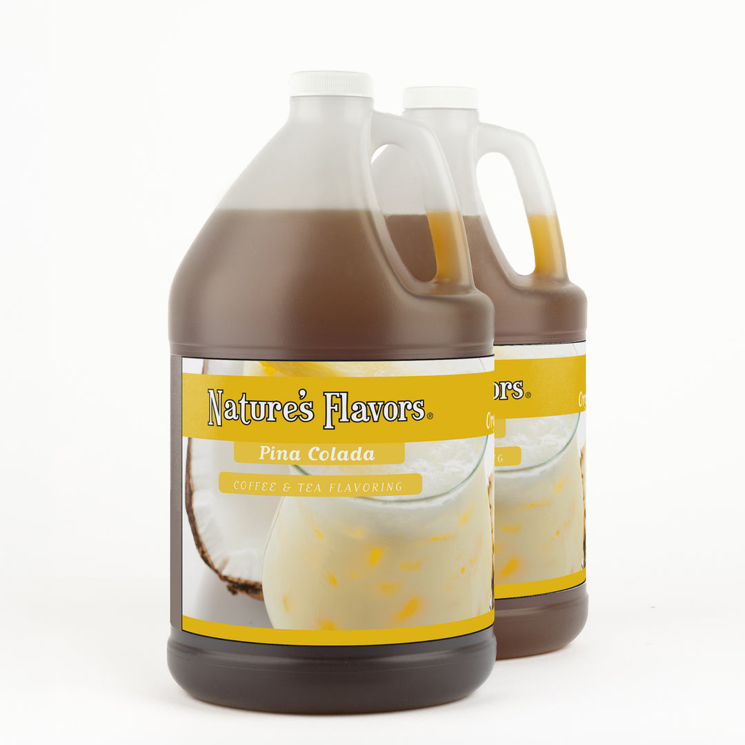 Organic Pina Colada Coffee and Tea Flavor Without Diacetyl