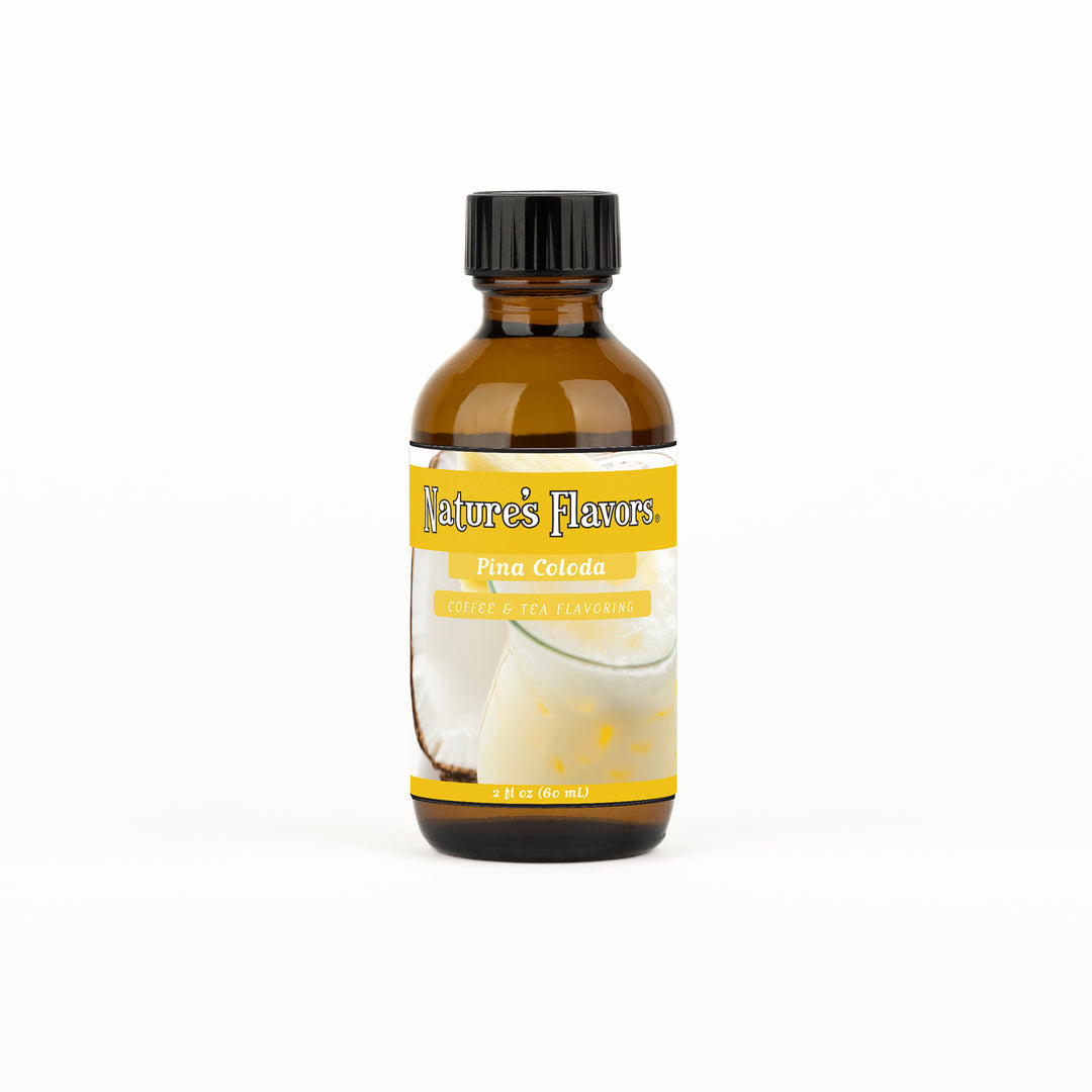 Organic Pina Colada Coffee and Tea Flavor Without Diacetyl