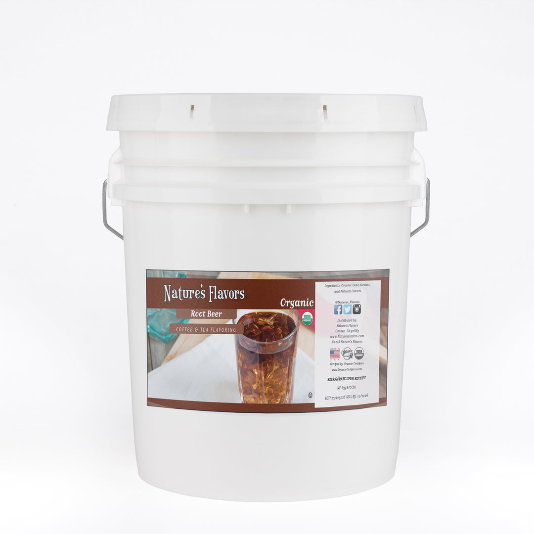 Organic Root Beer Coffee and Tea Flavor Without Diacetyl