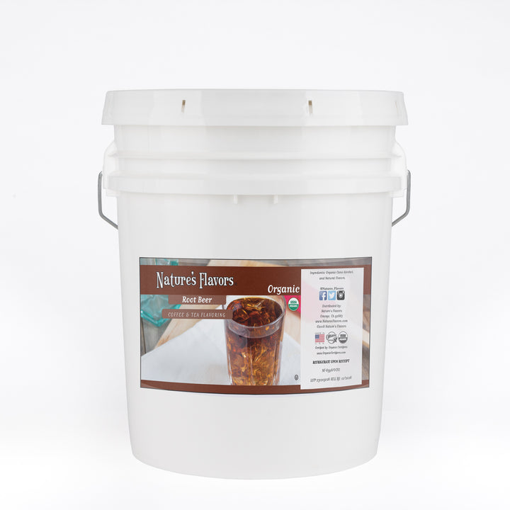 Organic Root Beer Coffee and Tea Flavor Without Diacetyl