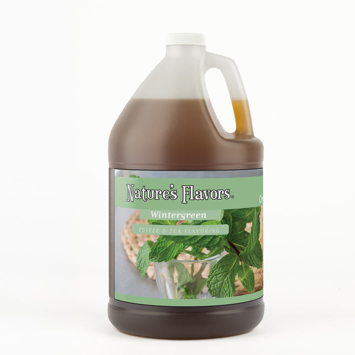 Organic Wintergreen Coffee and Tea Flavor Without Diacetyl