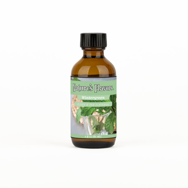 Organic Wintergreen Coffee and Tea Flavor Without Diacetyl